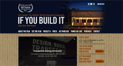 Desktop Screenshot of ifyoubuilditmovie.com