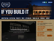 Tablet Screenshot of ifyoubuilditmovie.com